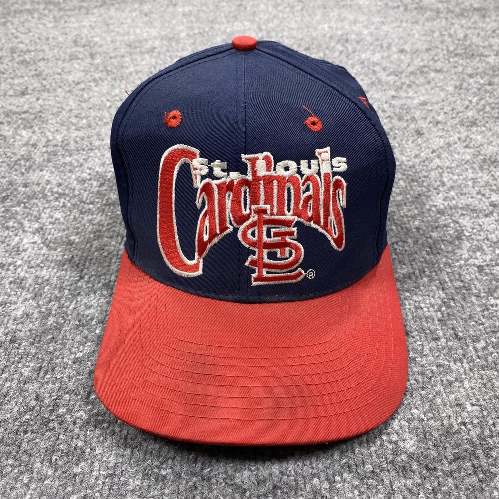 Vintage St.‎ Louis Cardinals Hat Cap Fitted 7 3/8 Blue MLB Baseball